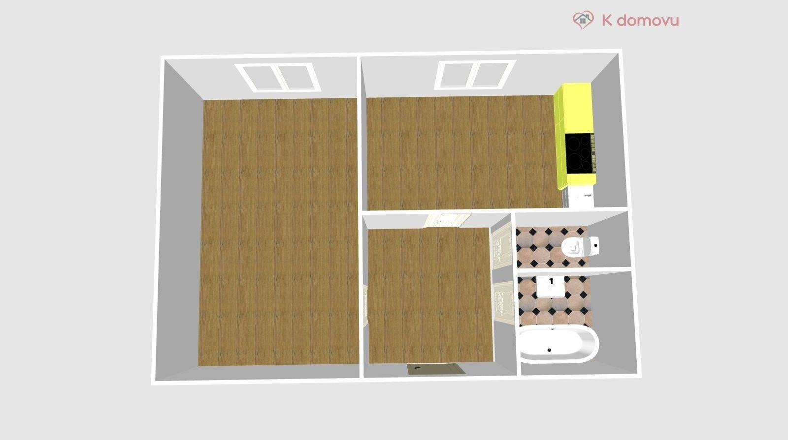 Prodej byt 1+1 - Osek nad Bečvou, 49 m² - 2