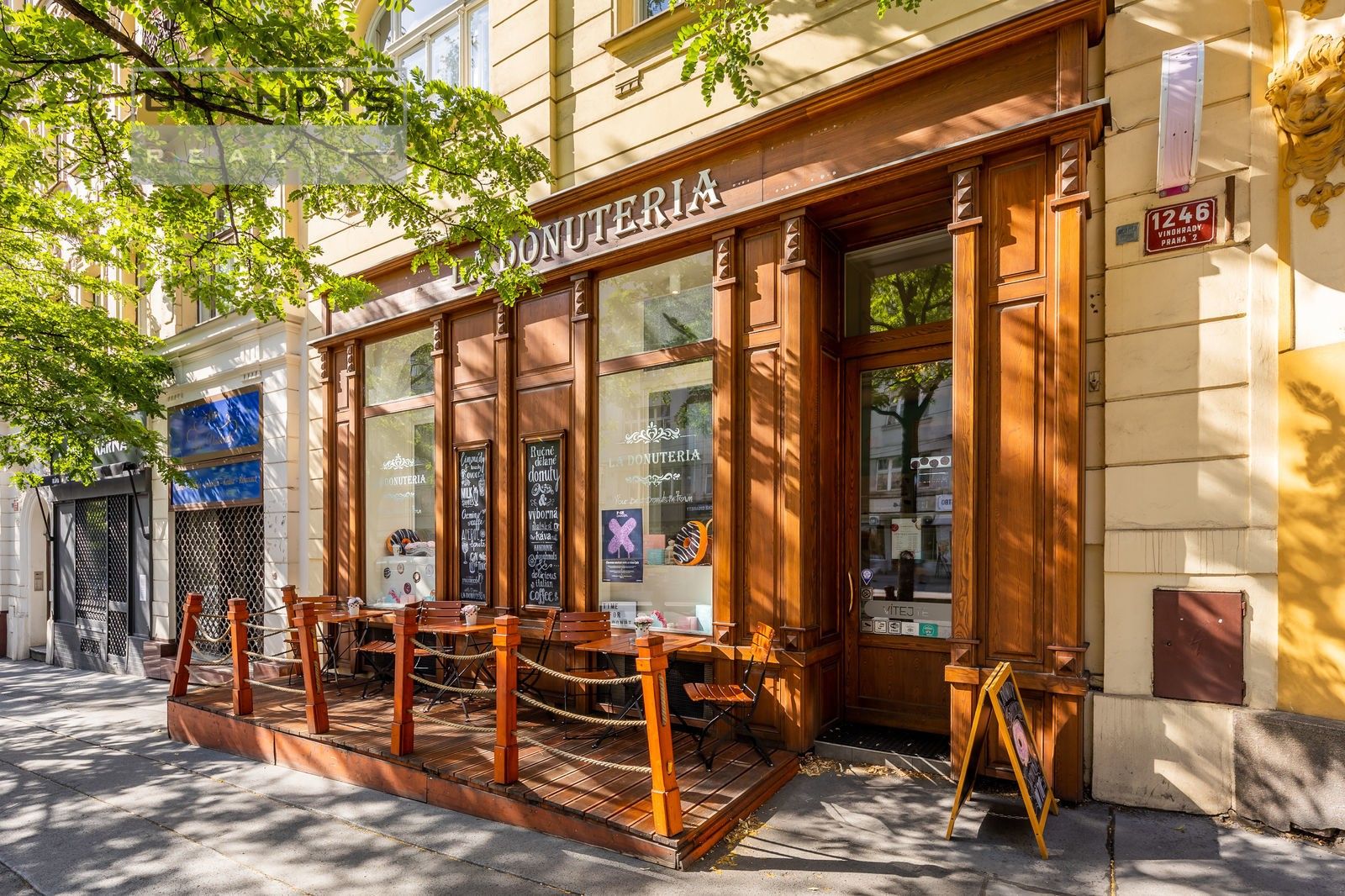 Restaurace, Vinohradská, Praha, 120 m²