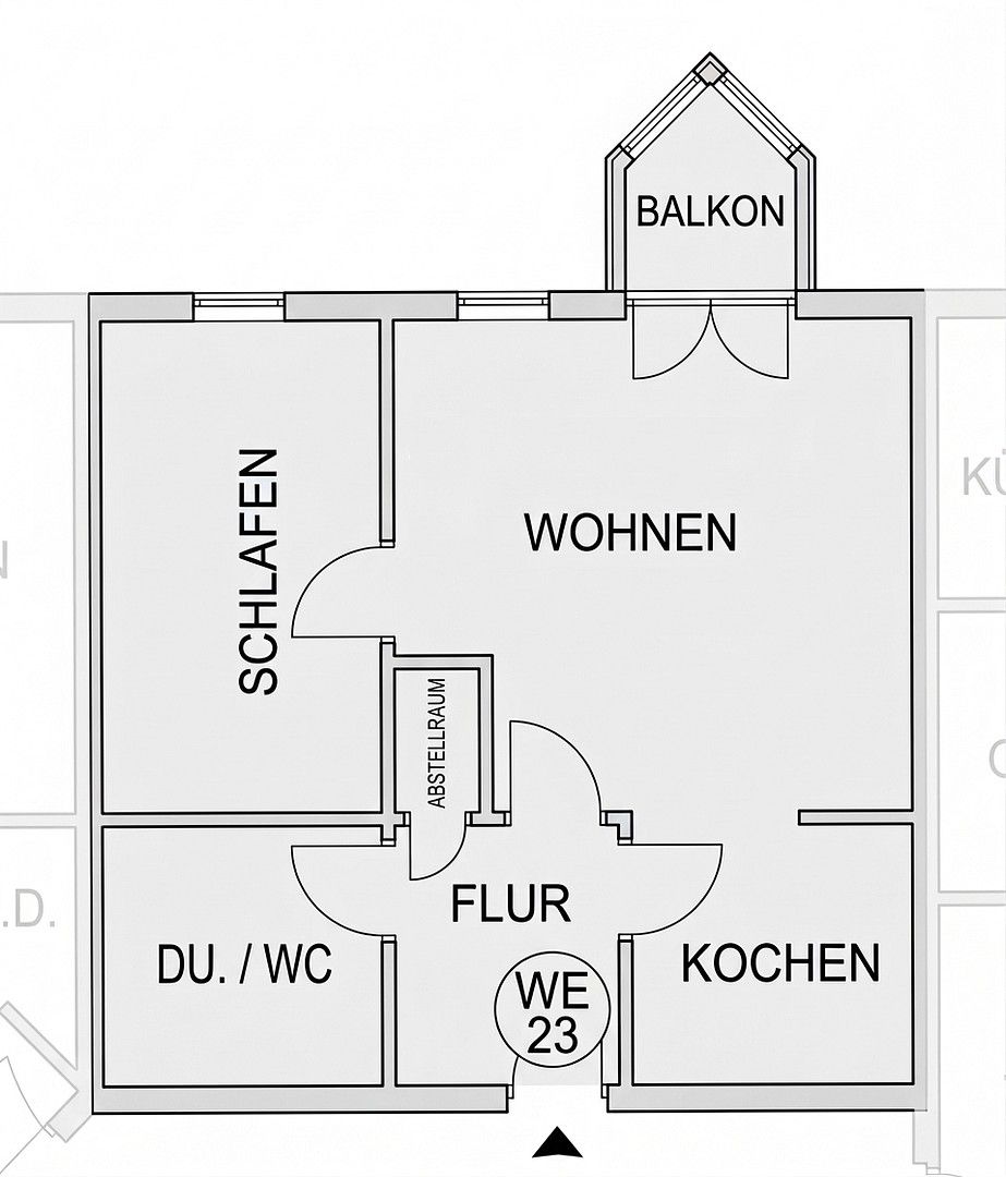 2+kk, Provinzialstr. 28b Dortmund Lütgendortmund Nordrhein-Westfalen 44388, 50 m² - 1