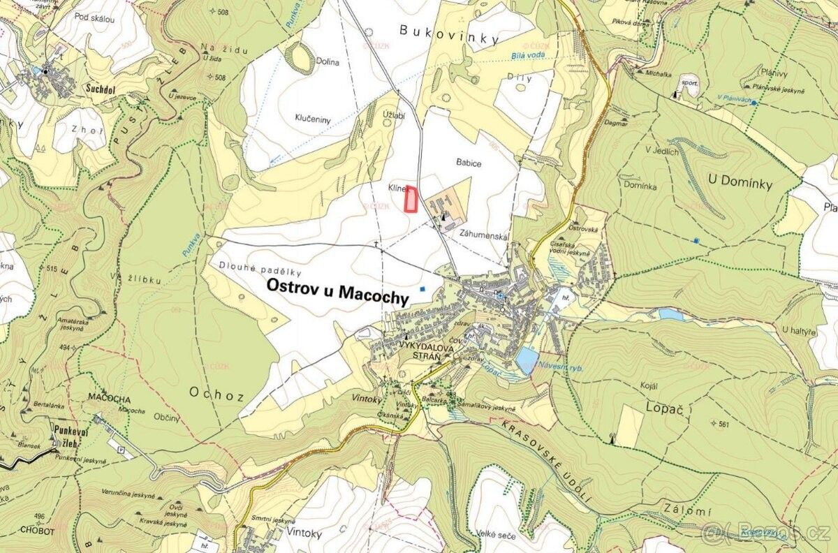 Prodej pozemek pro bydlení - Ostrov u Macochy, 679 14