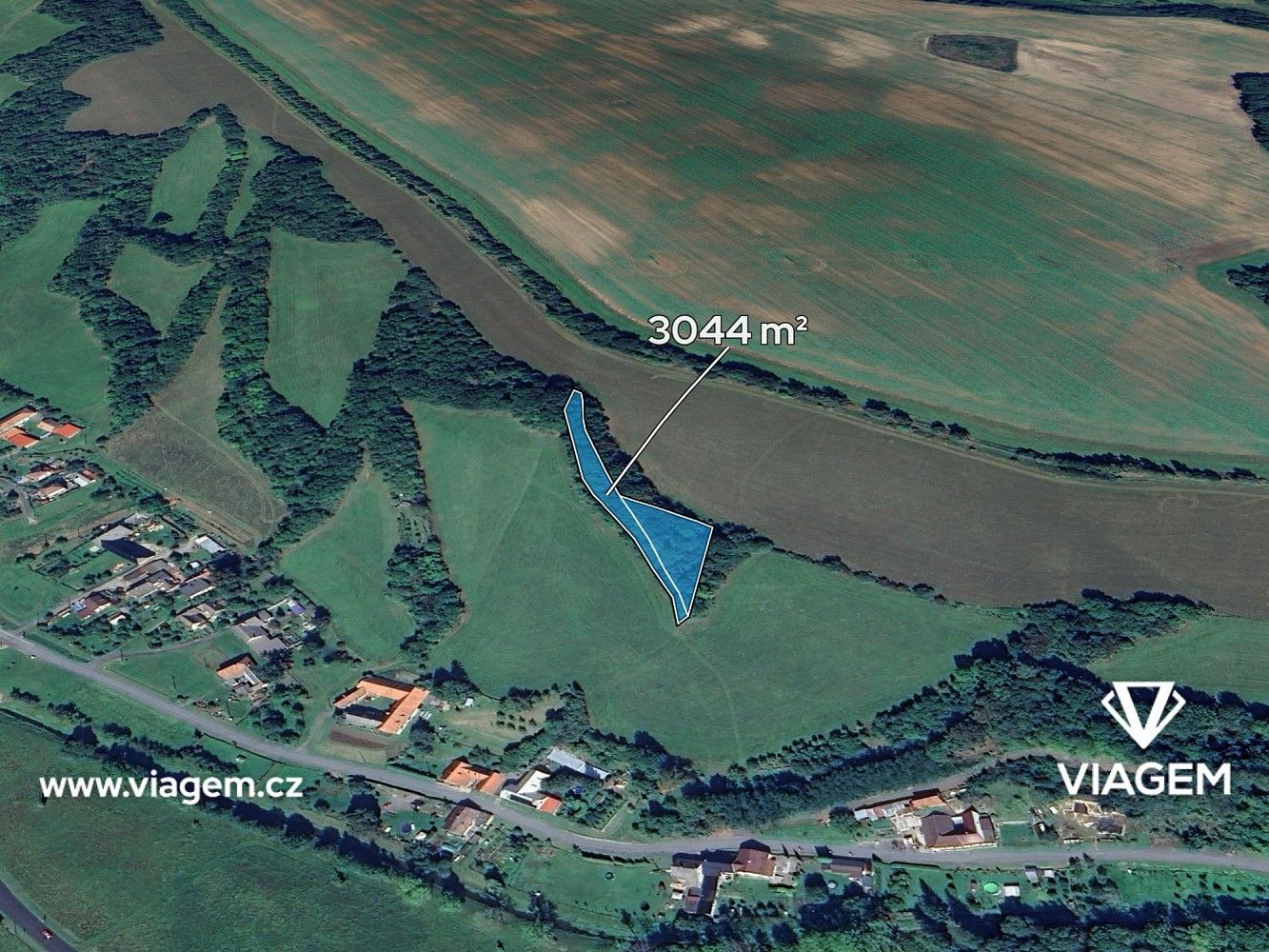 Zemědělský pozemek, 3 044 m²