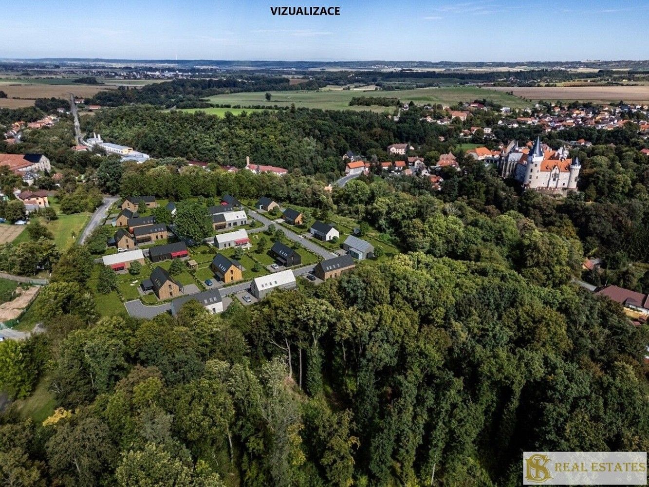 Pozemky pro bydlení, Žleby, okres Kutná Hora, Středočeský kraj - 2