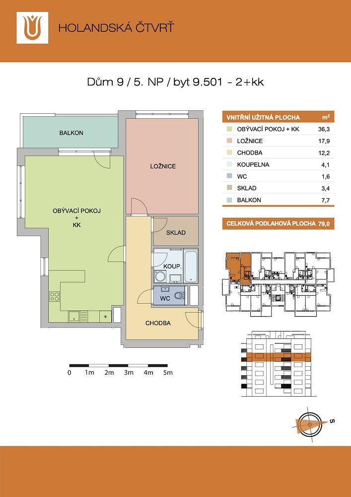 2+kk, Olomouc - Řepčín, Olomoucký kraj, 75 m² - 2