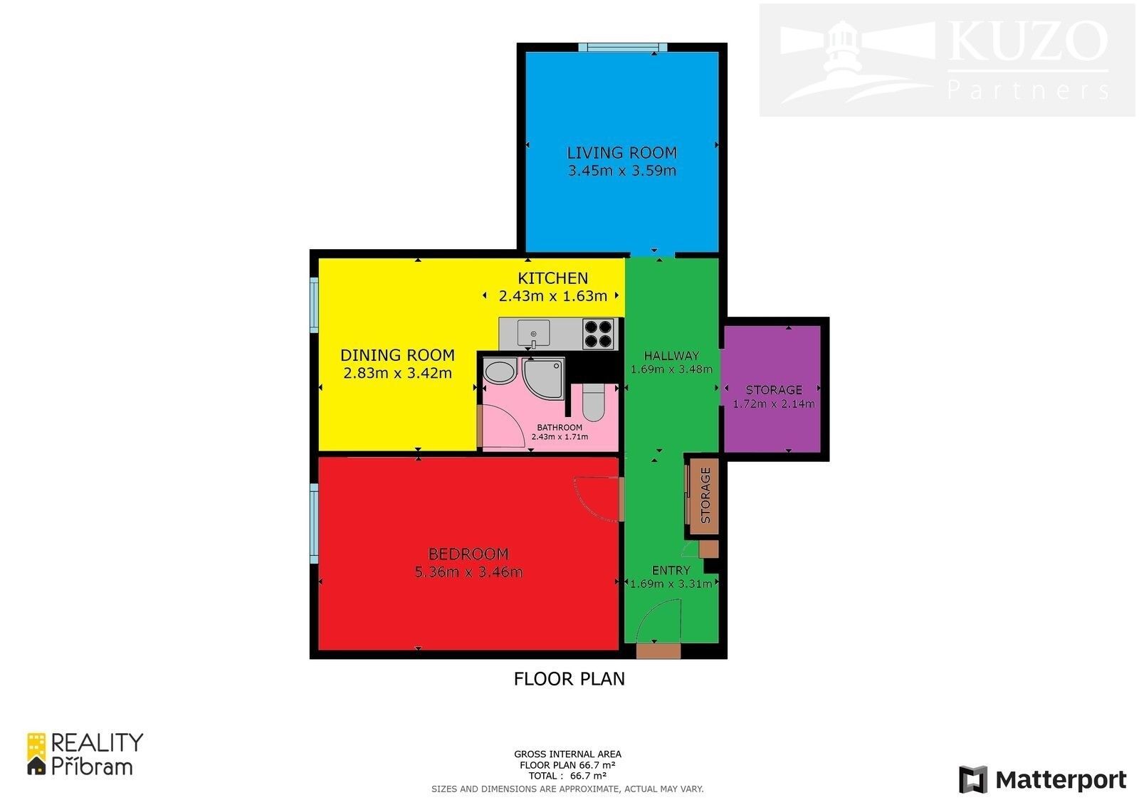 Byt 3+kk · 64 m² · Jana Drdy, Příbram VII - 4