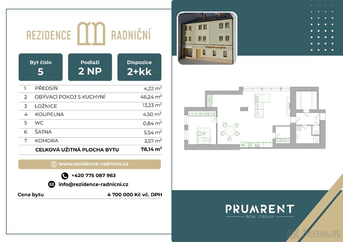 Prodej byt - Šumperk, 787 01