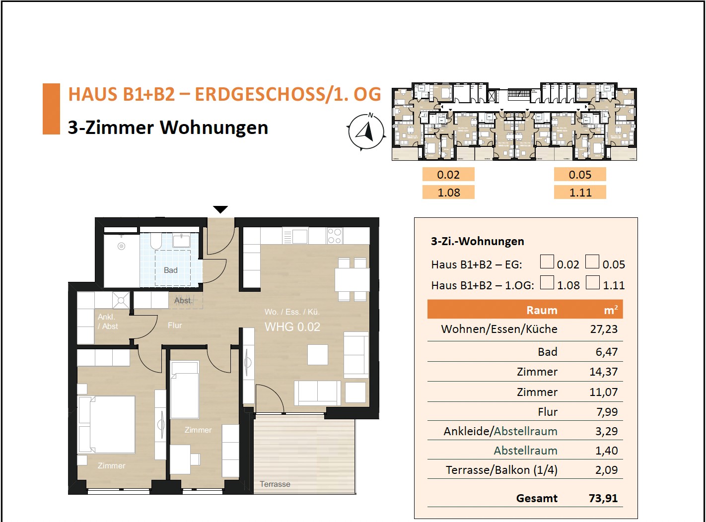 3+1, Süllbergring, , Dolní Sasko, 70 m² - 2