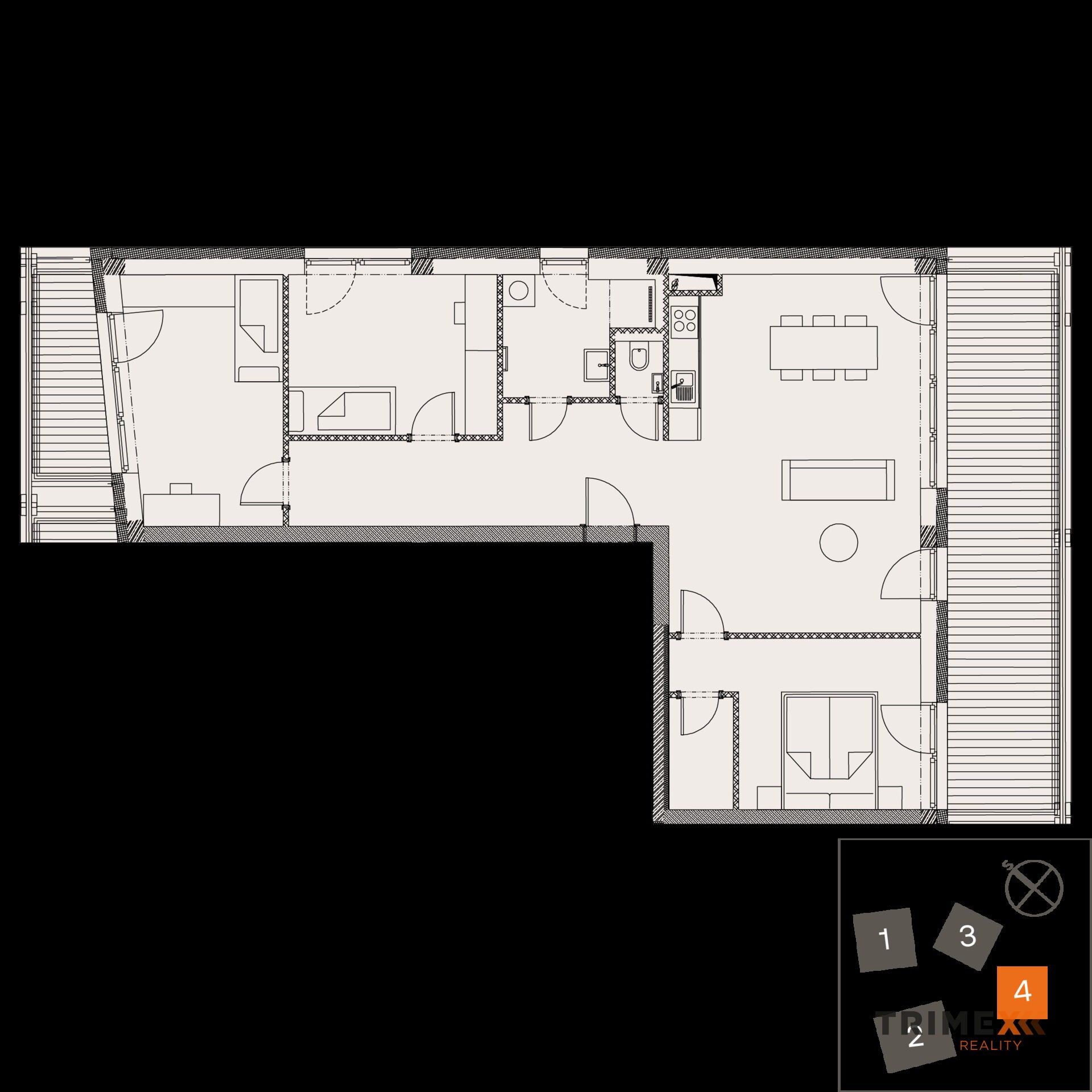 Byt 4+kk · 90 m² · Štěpánov  , Valašské Meziříčí - 3