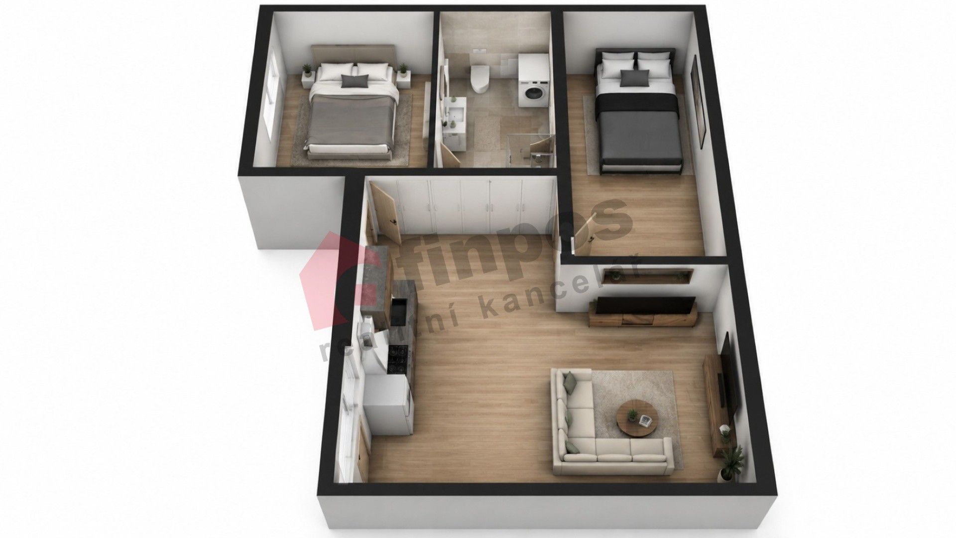 Byt 3+kk · 41 m² · Pod Strání 218, Netvořice - 4