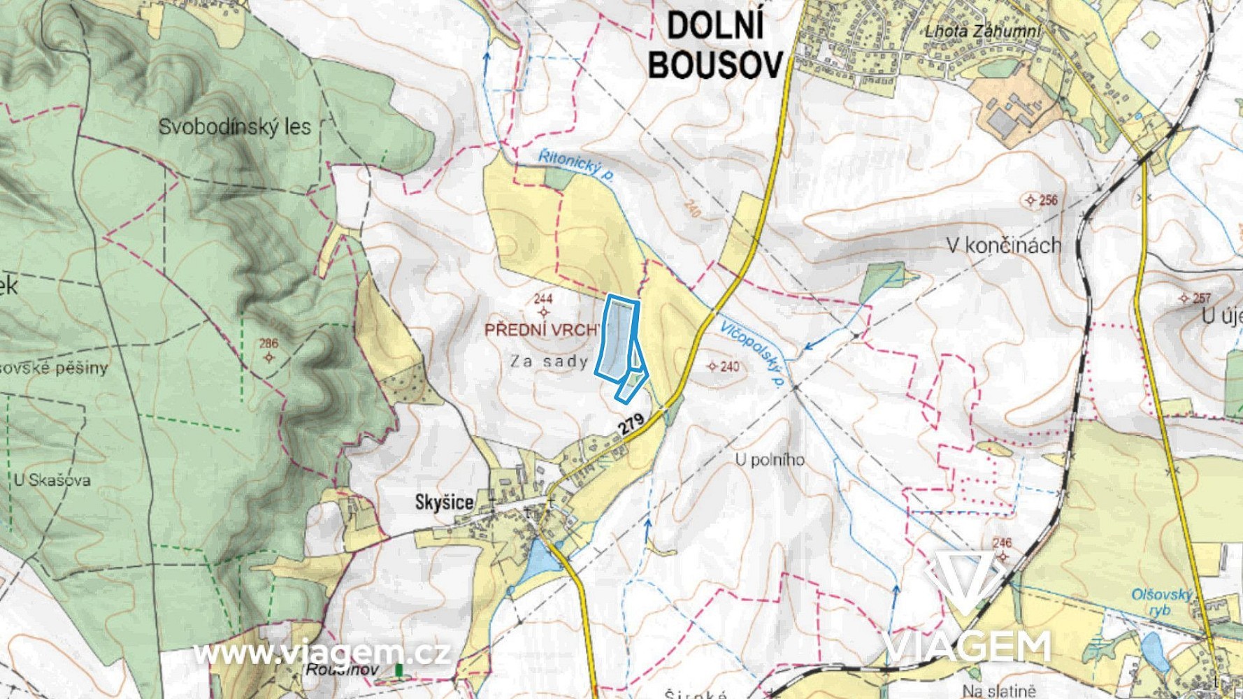 Zemědělský pozemek · Domousnice, okres Mladá Boleslav - 3