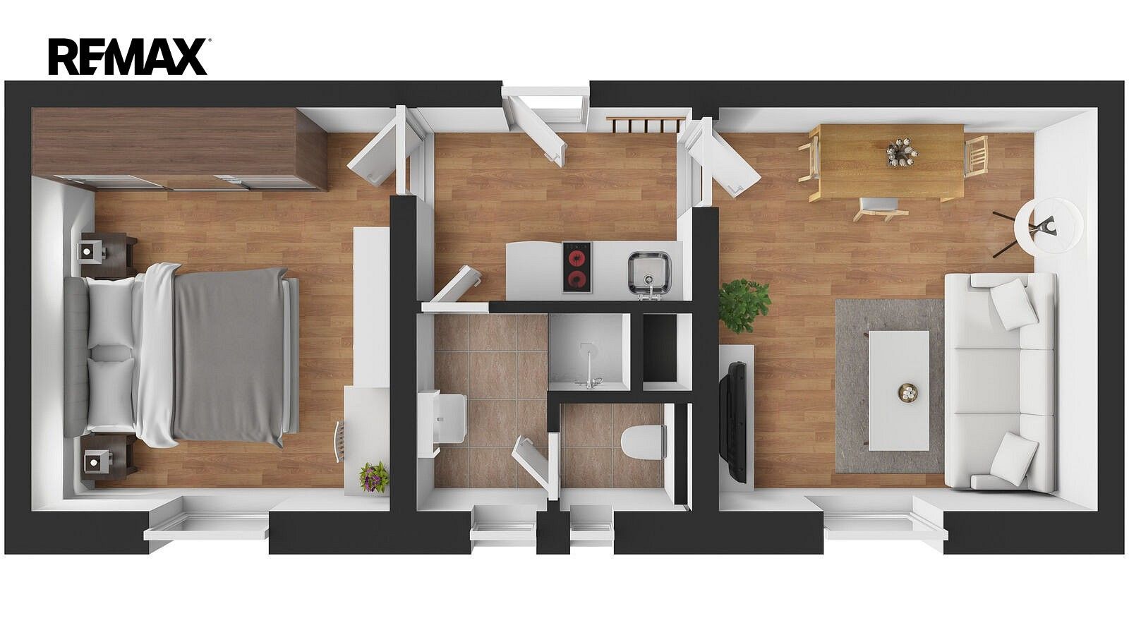 Pronájem byt 2+1 - Nádražní, Luštěnice, okres Mladá Boleslav, 35 m² - 5