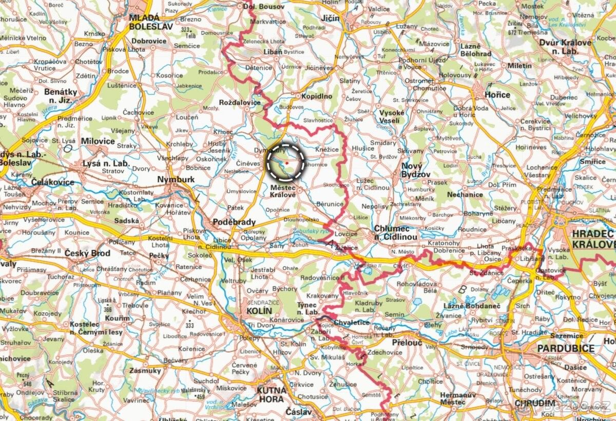 Stavební pozemek, Městec Králové – pohled 3