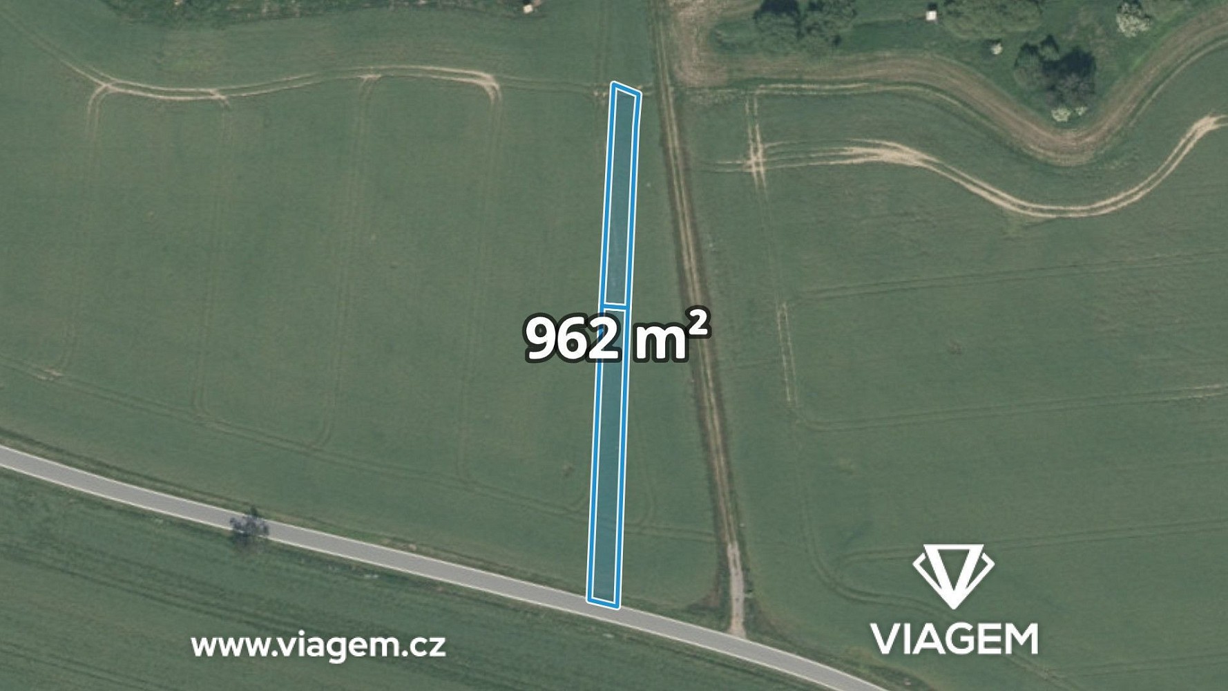 Zemědělský pozemek, 962 m²