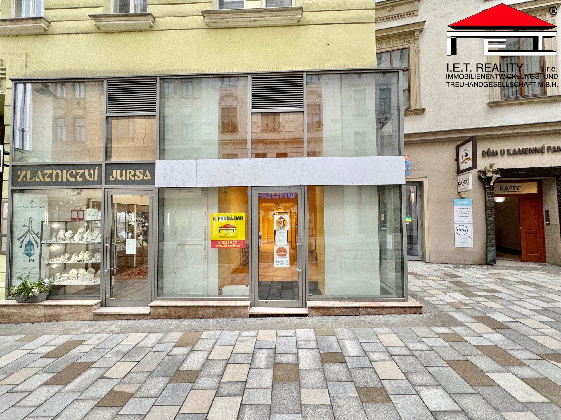 Pronájem obchodní prostory - Orlí, Brno, 81 m²