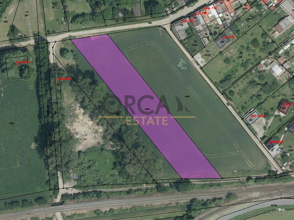 Pozemky pro bydlení, Dub nad Moravou, 783 75, 5 025 m²