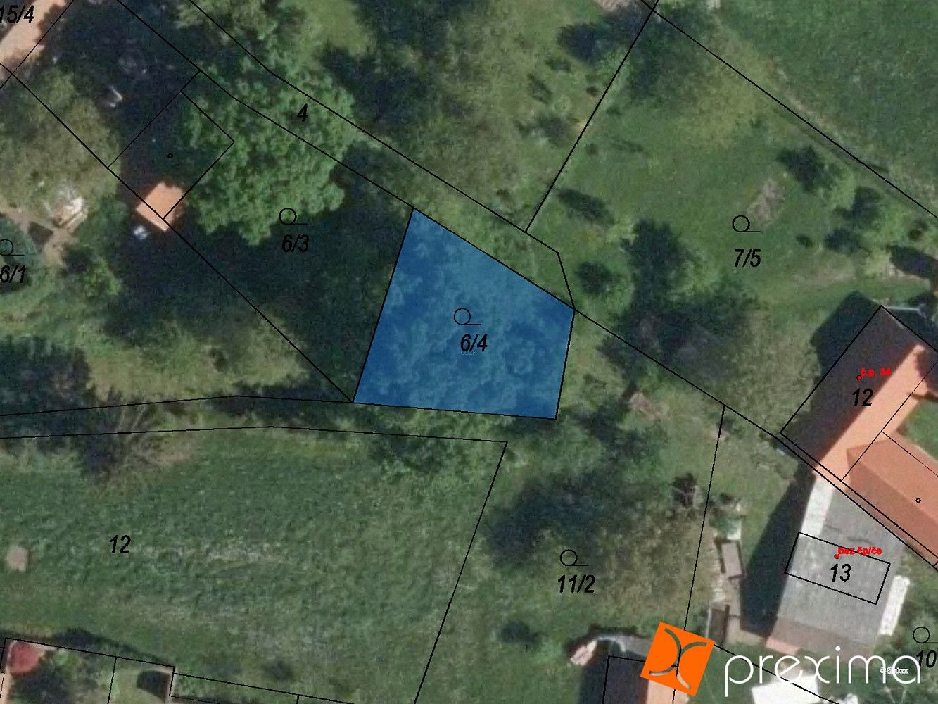 Pozemek pro bydlení, 9 m²