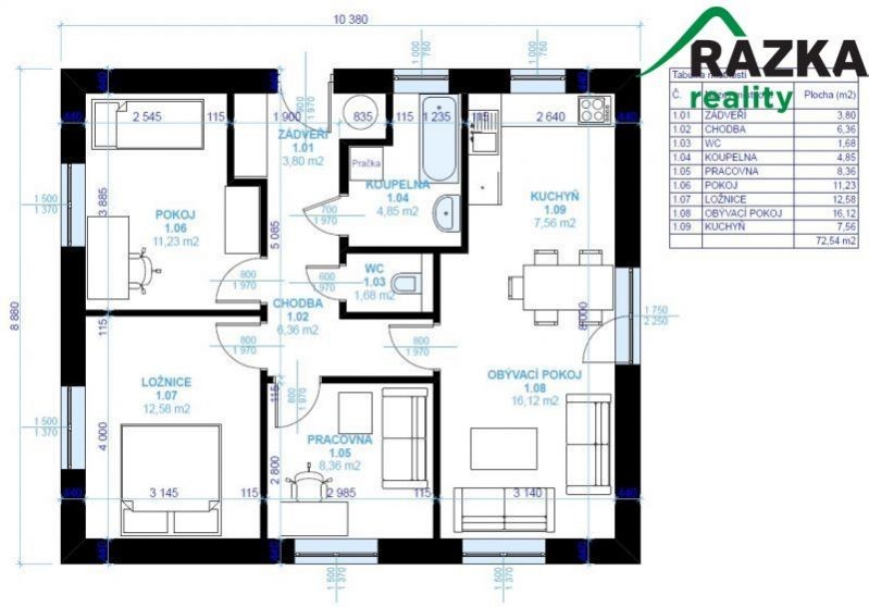 Prodej rodinný dům - Tachov, 72 m² - 5