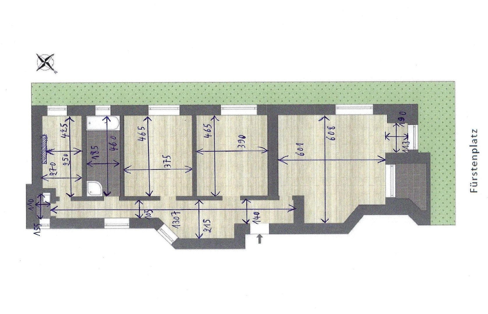 3+1, Berlin Westend Berlin 14052, 112 m² - 2