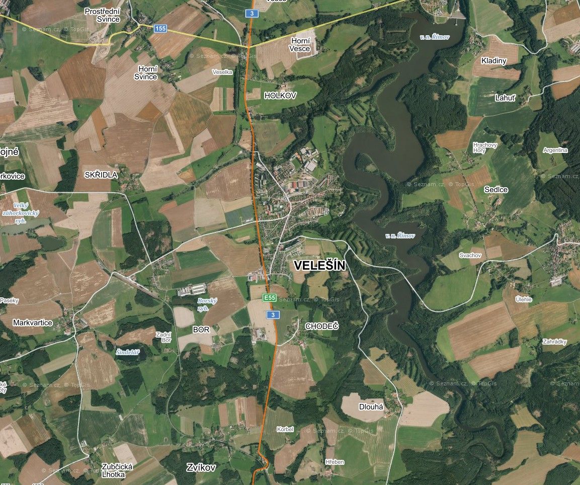 Prodej pozemek - Velešín, 382 32, 1 003 m²
