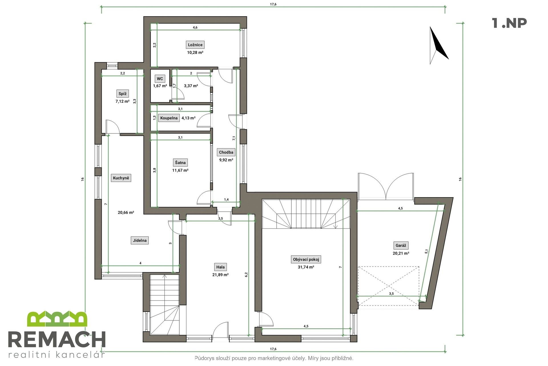 Prodej rodinný dům - Ostrožská, Moravský Písek, 178 m²