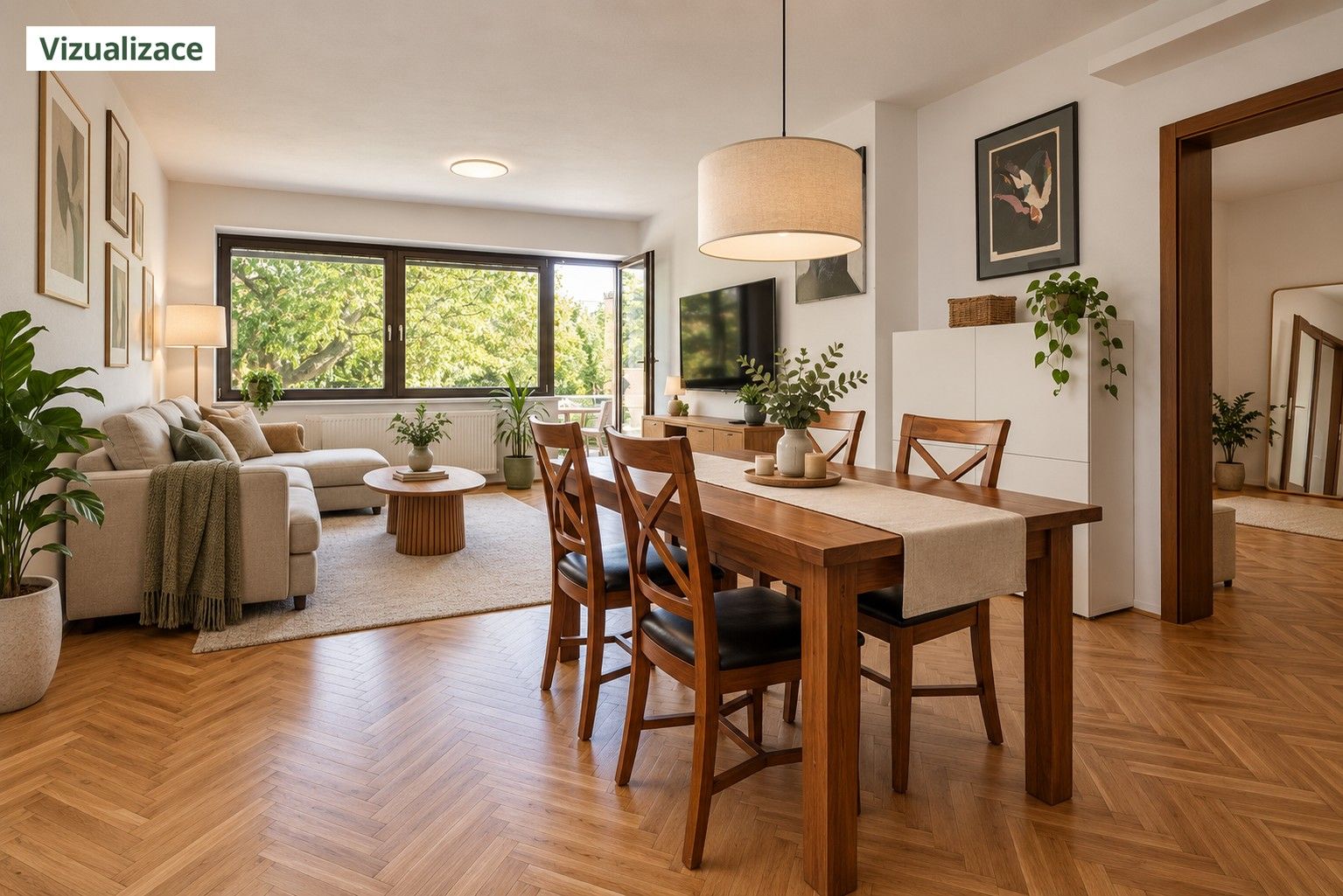 2+kk, Vlnitá, Praha - Braník, 79 m² - 2