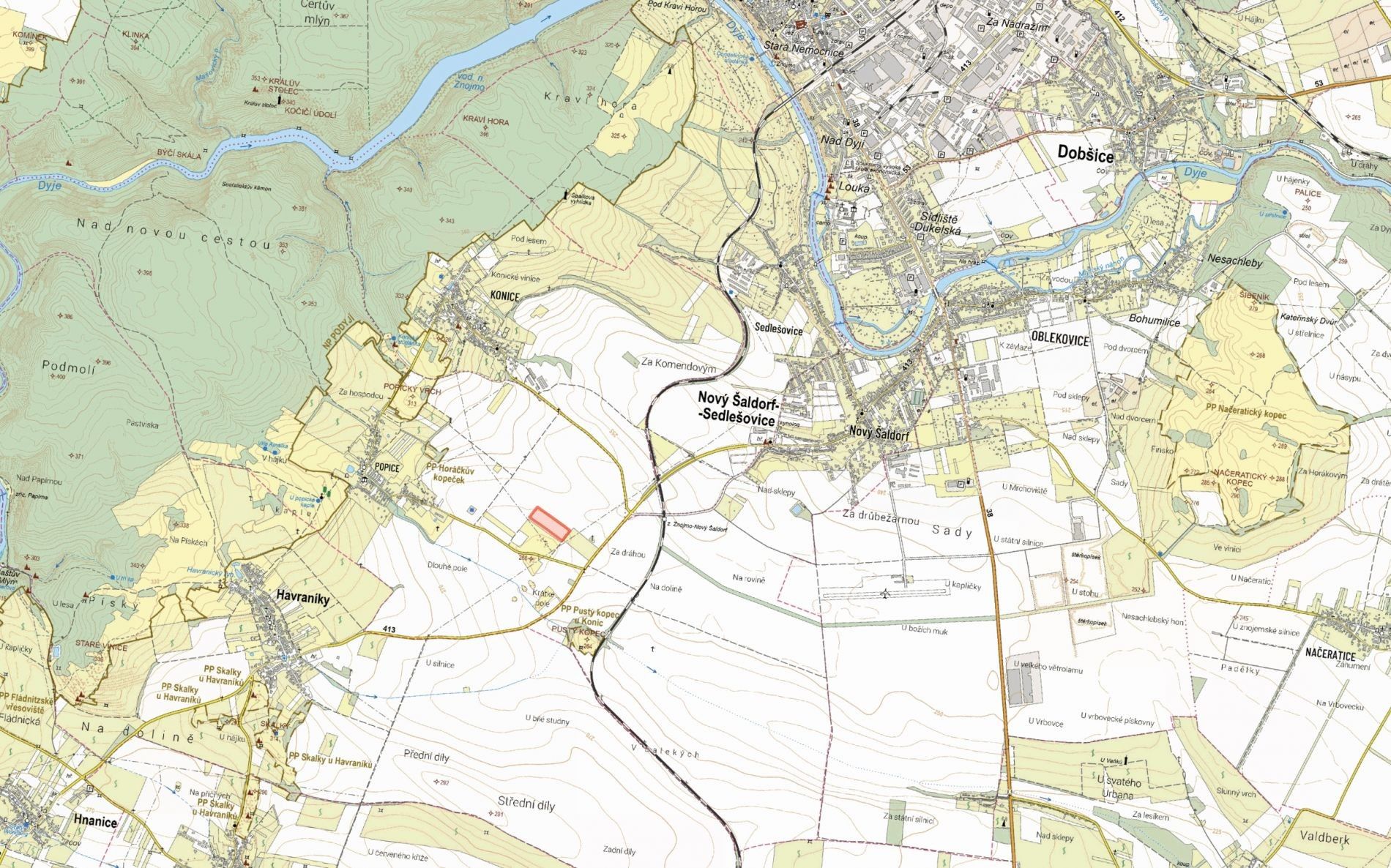 Zemědělské pozemky, Znojmo Popice - 2