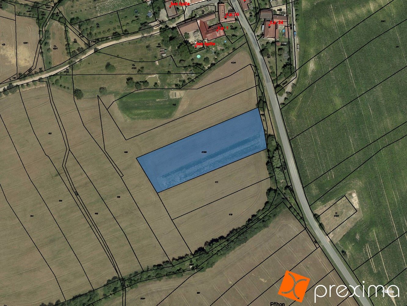 Pozemek pro bydlení, 633 m²