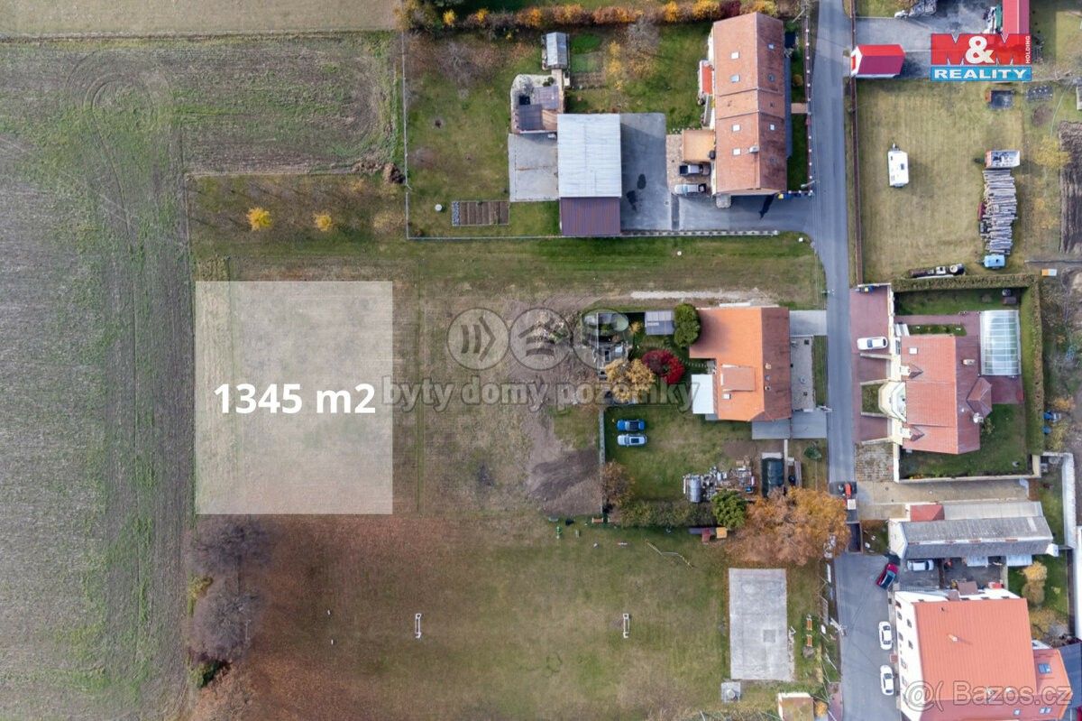 Pozemky pro bydlení, Uničov, 783 91, 1 345 m²