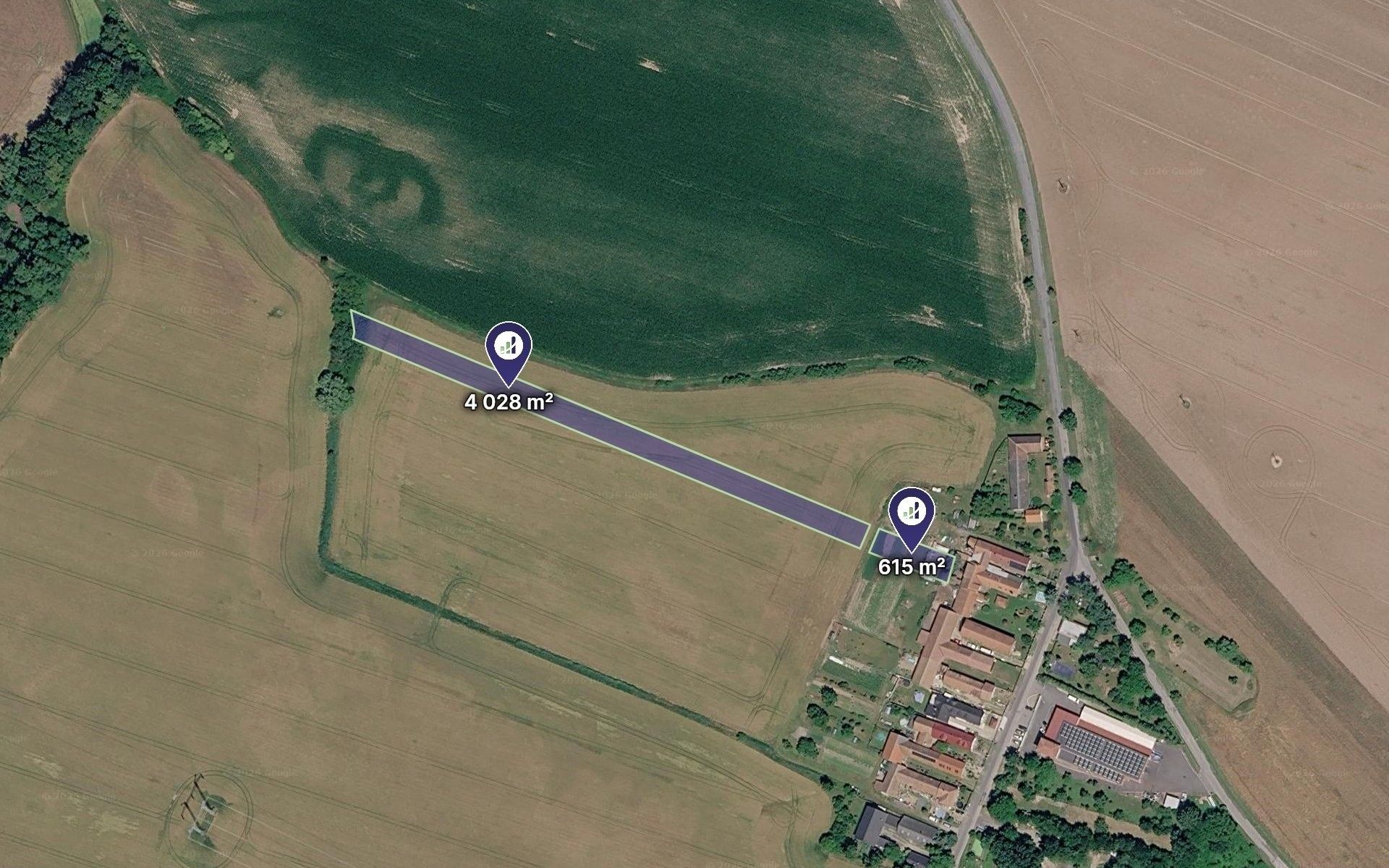 Zemědělský pozemek, 580 m²