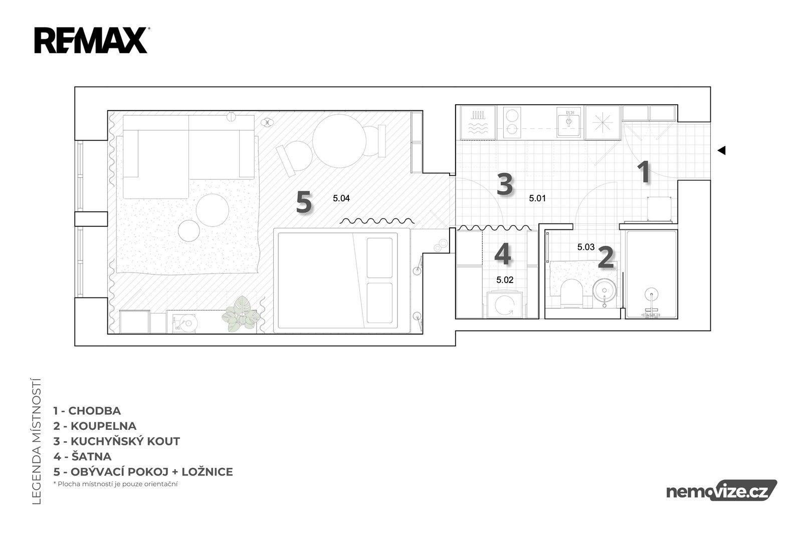 Byt 1+1 · 38 m² · Milíčova 471, Praha Žižkov - 4
