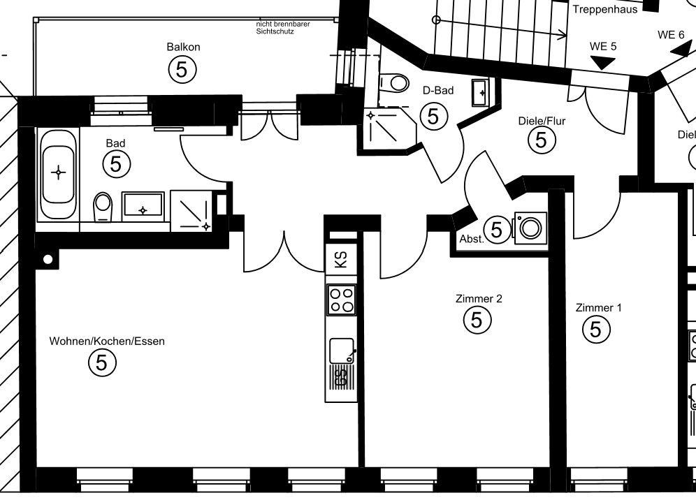 3+1, Roßmarktstraße 9 Leipzig Altlindenau Sachsen 04177, 87 m² - 2