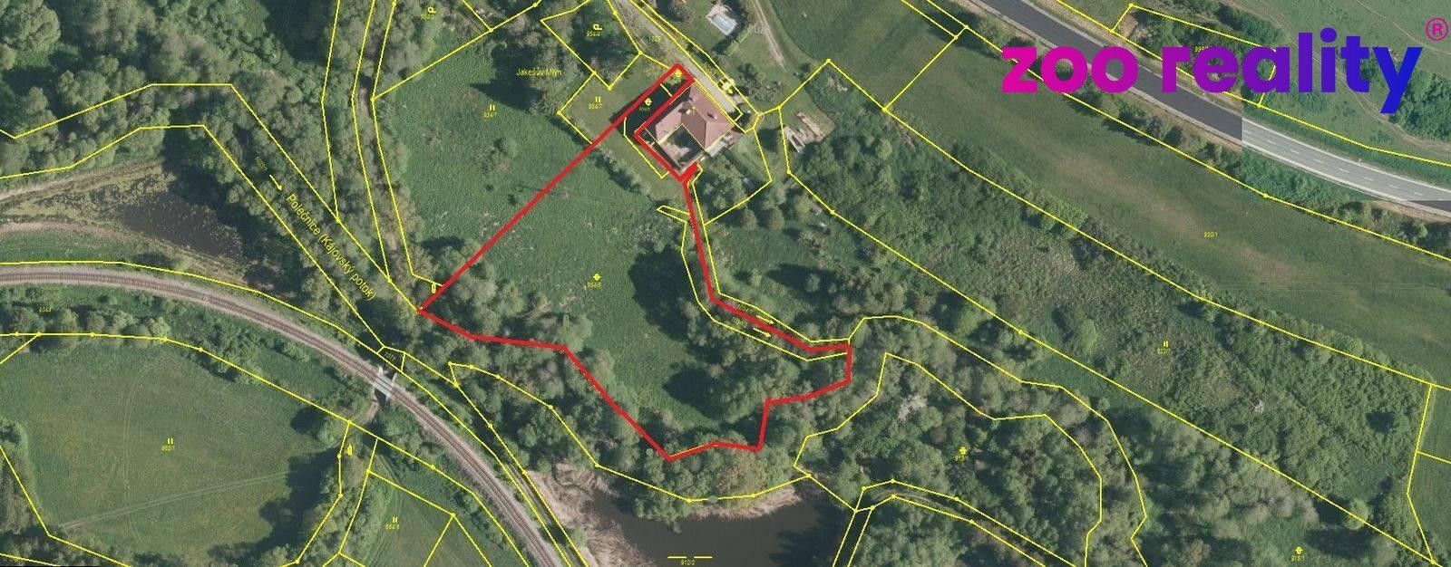 Louky, Kájov Kladenské Rovné, 7 754 m² - 1