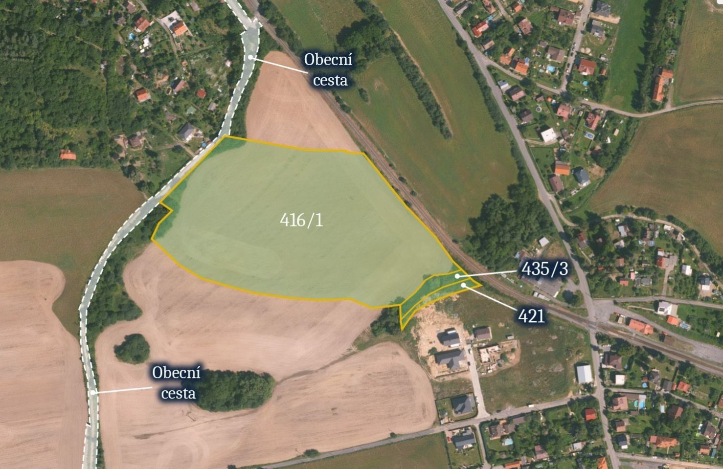 Prodej zemědělský pozemek - Čisovice, 38 269 m²