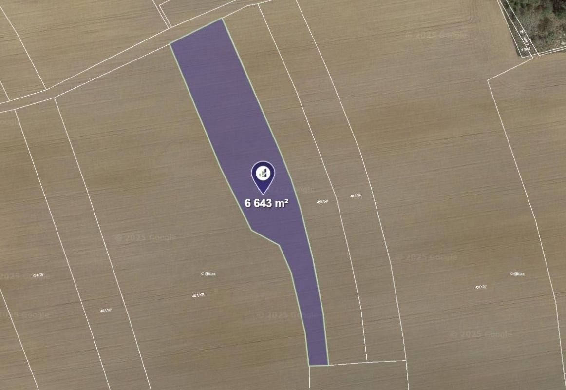 Zemědělské pozemky, Křesetice, 633 m²