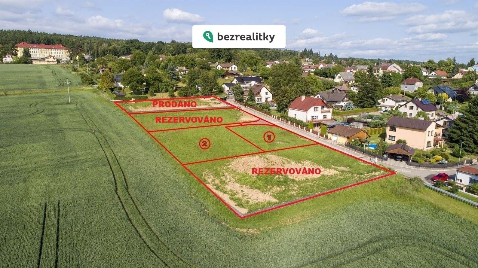 Pozemky pro bydlení, Klicperova, Dvůr Králové nad Labem