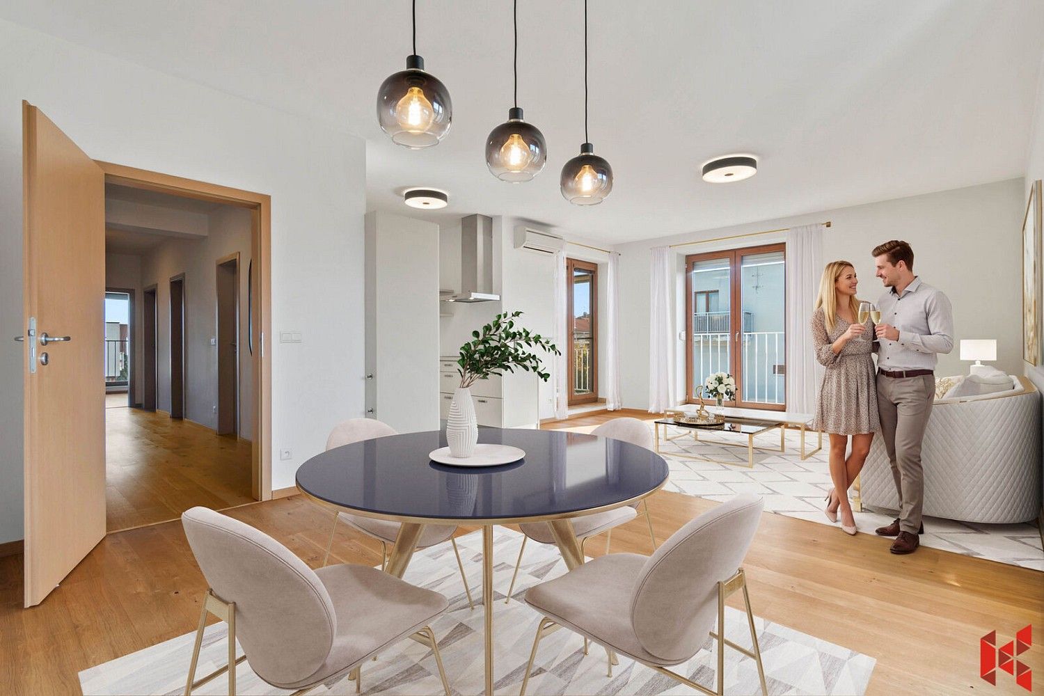 Prodej byt 3+kk - Lomená, Zbuzany, okres Praha-západ, 88 m² - 1