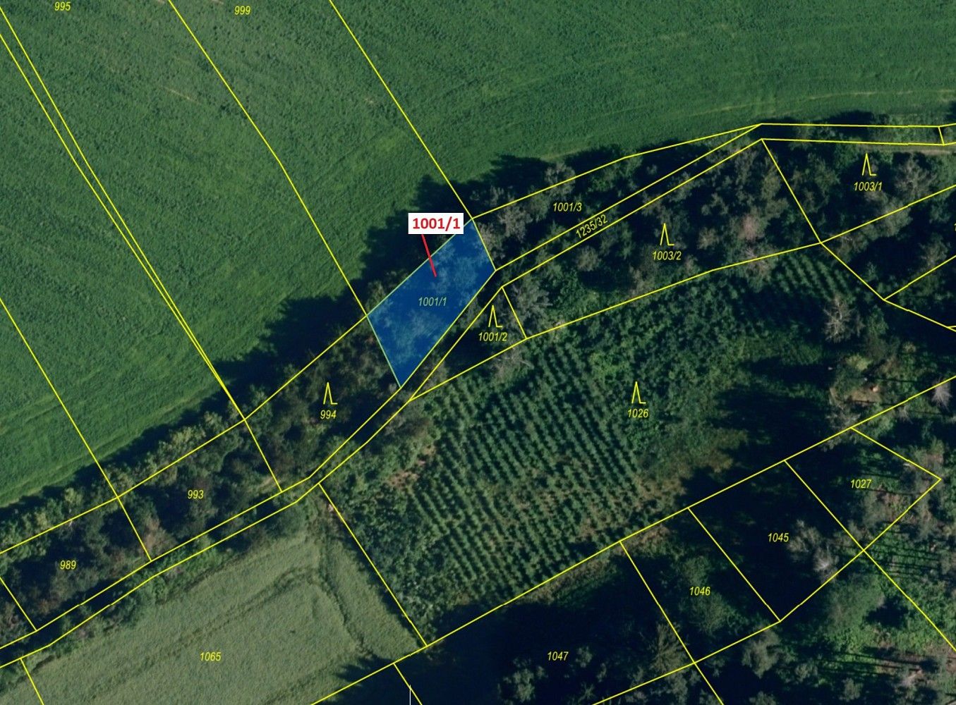 Prodej pozemek - Borovník, okres Brno-venkov, Jihomoravský kraj - 2
