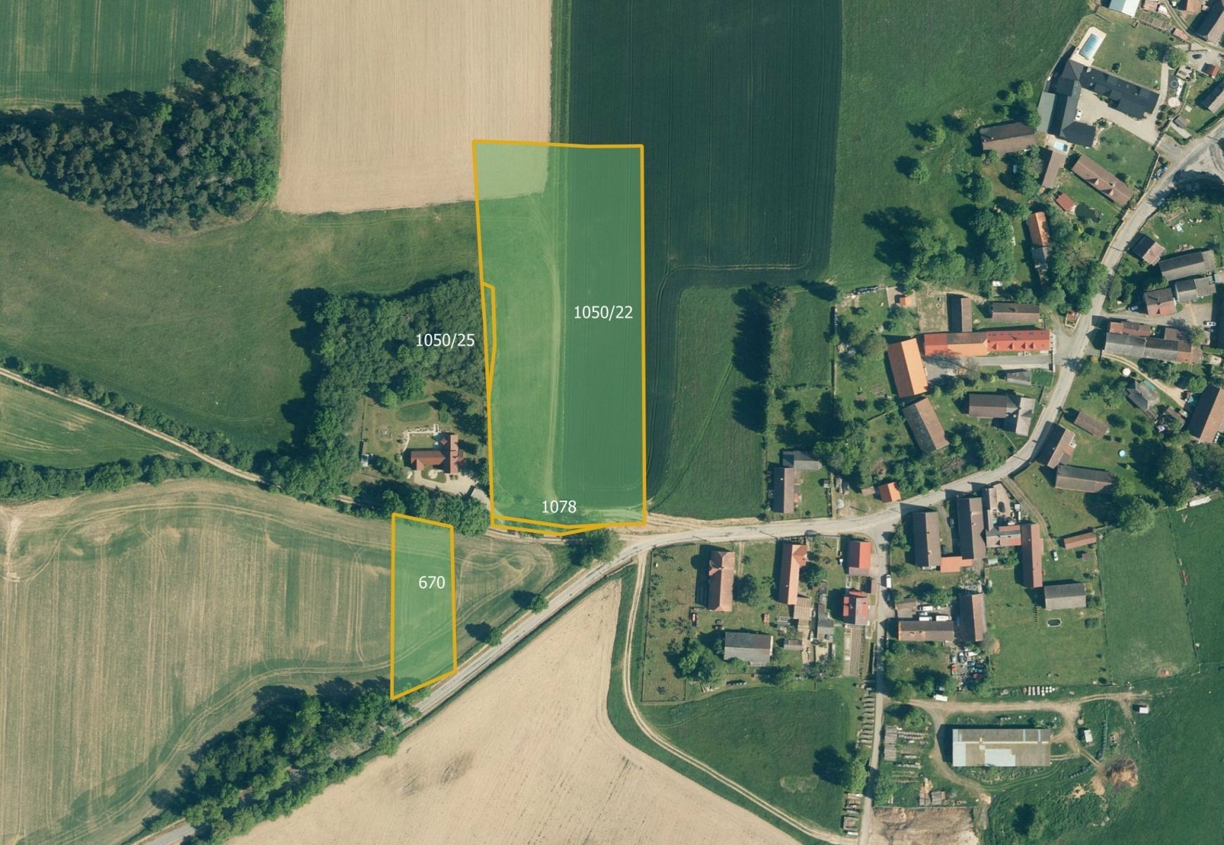 Zemědělské pozemky, Partoltice, Neurazy