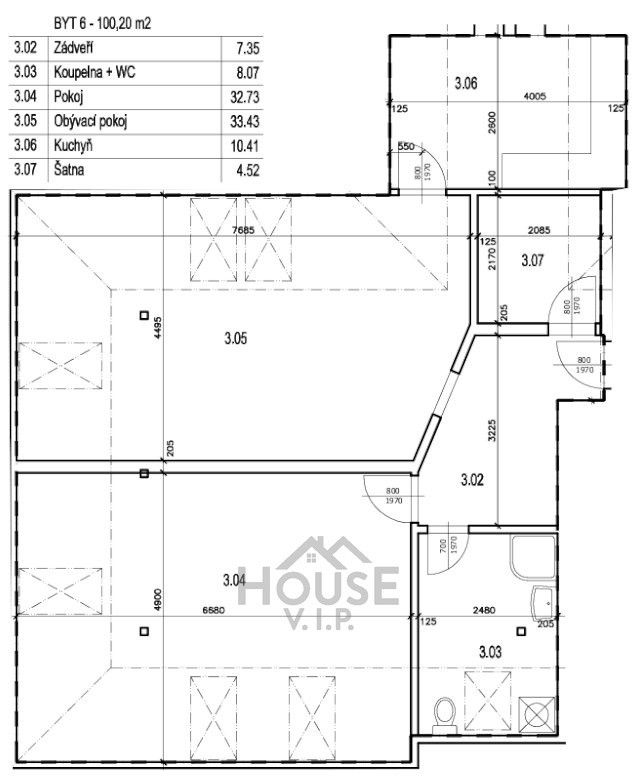 2+1, Nučice, 100 m² - 2