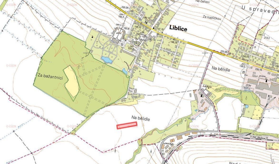 Prodej pozemek pro bydlení - Byšice, 277 32