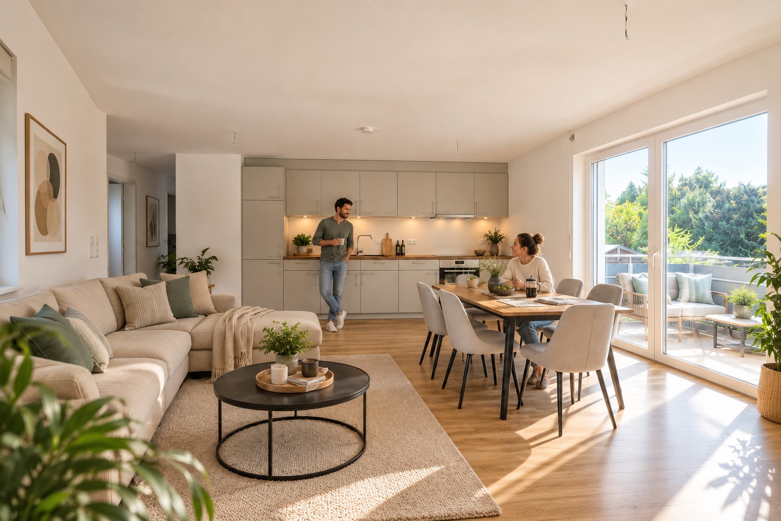 3+1, Burgauer Straße, , Bavorsko, 88 m² - 2