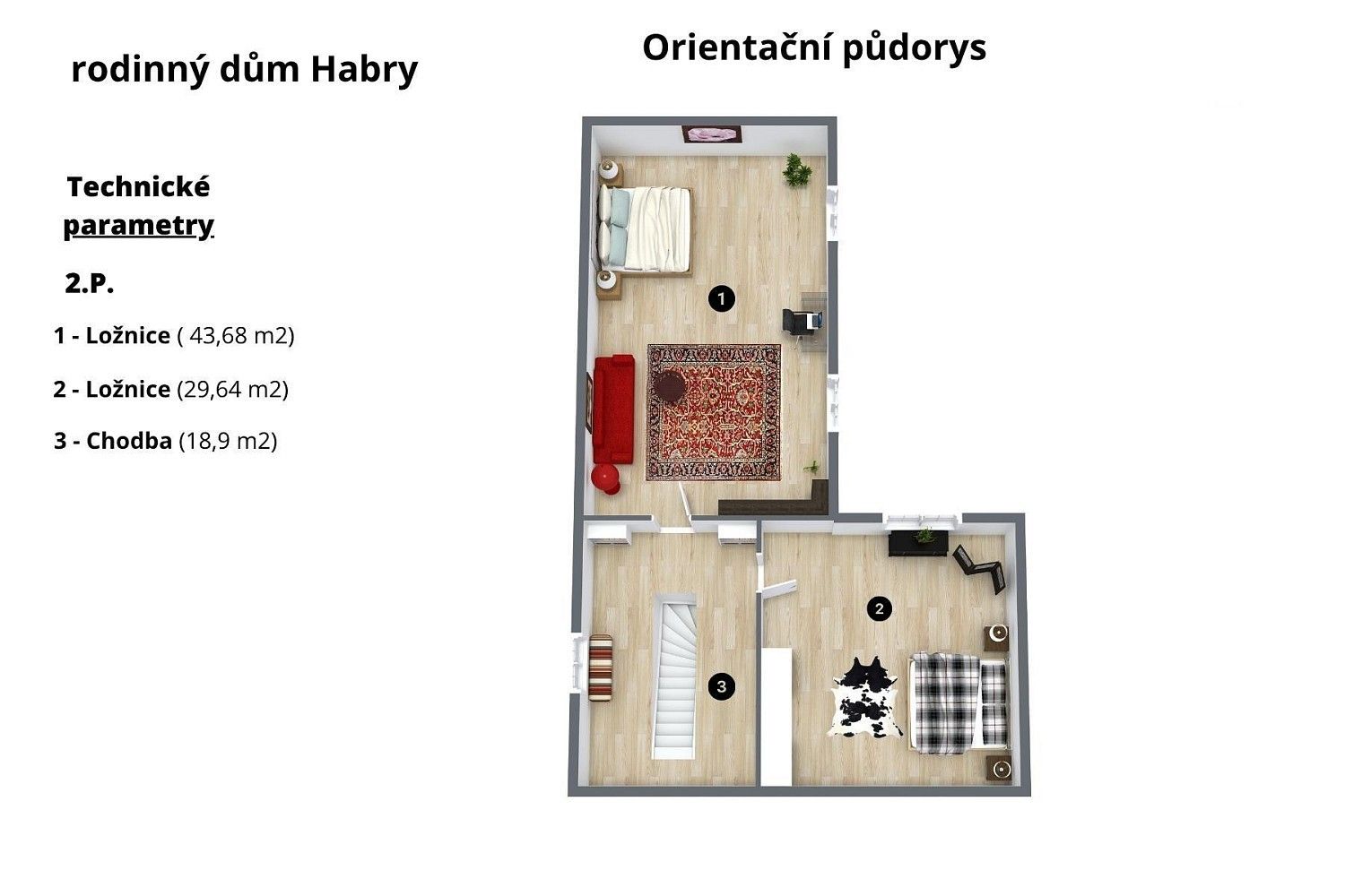 Prodej rodinný dům - Pražská, Habry, okres Havlíčkův Brod, 150 m² - 5
