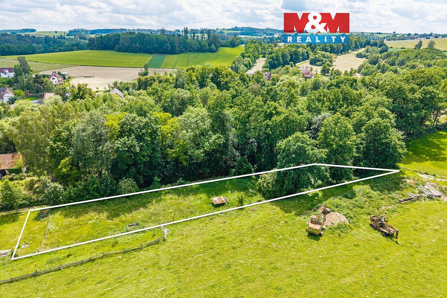 Pozemky pro bydlení, Nová Ves u Mladé Vožice, okres Tábor, Jihočeský kraj - 1