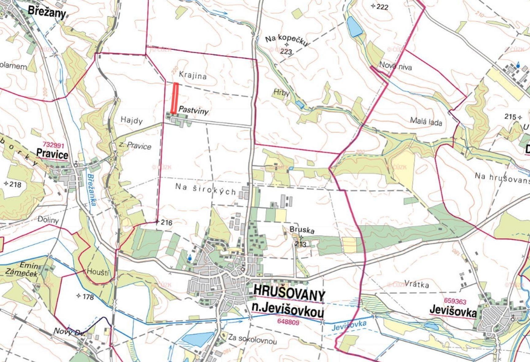 Prodej zemědělský pozemek - Hrušovany nad Jevišovkou