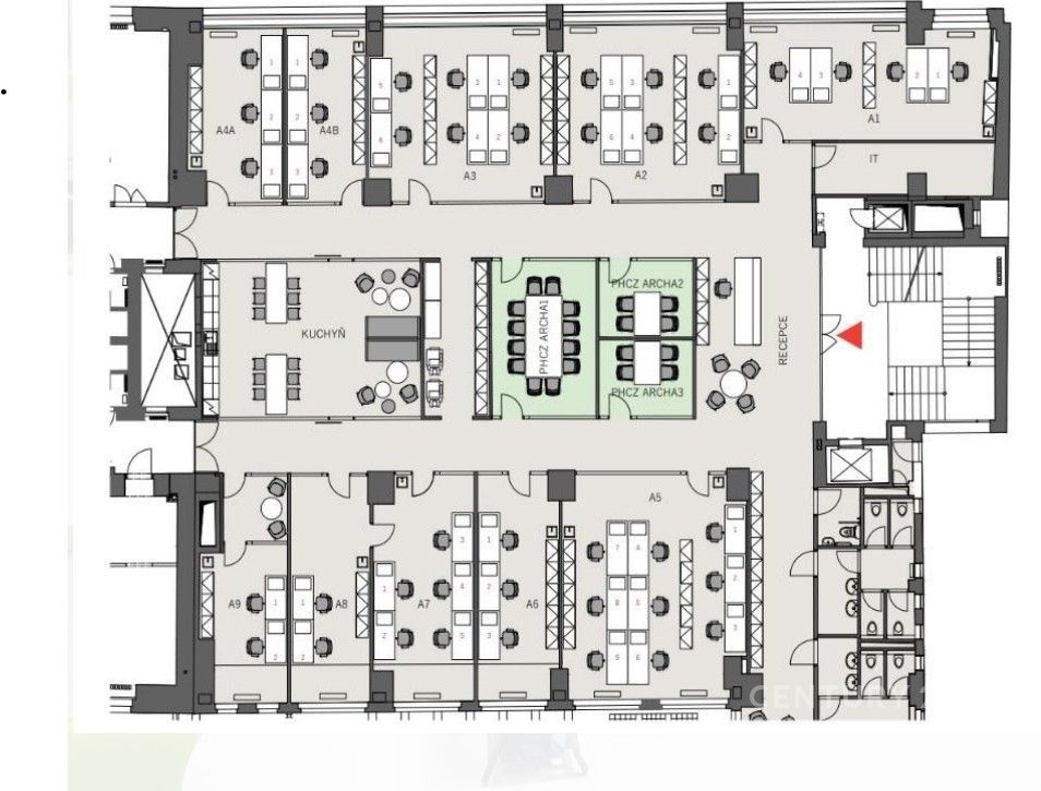 Pronájem obchodní prostory - Na Poříčí, Praha Nové Město, 503 m² - 5