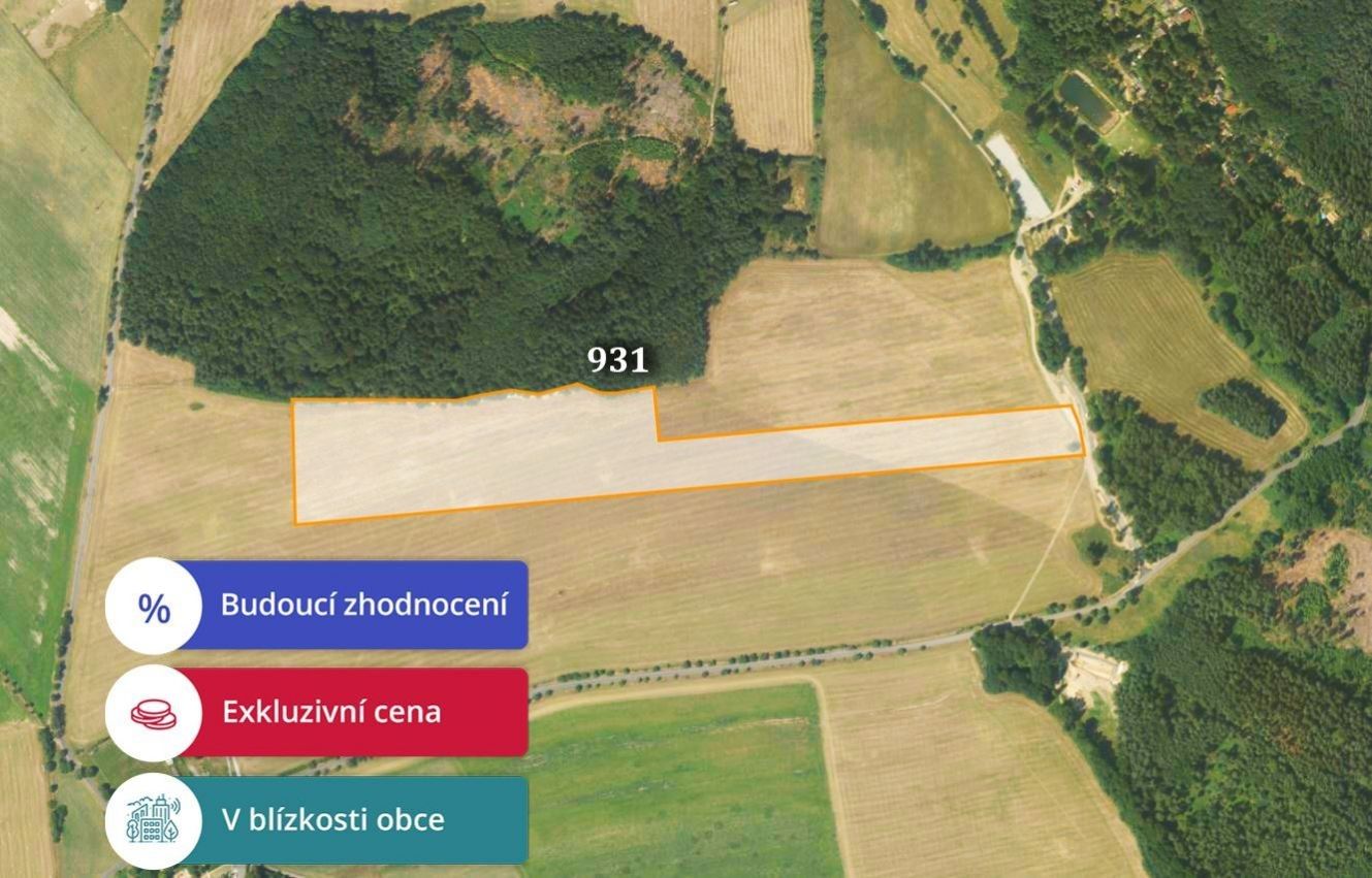 Prodej zemědělský pozemek - Bynovec, 18 377 m²