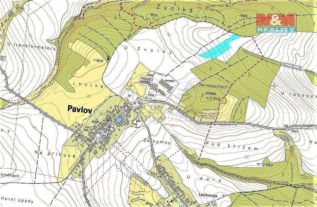 Prodej zemědělský pozemek - Pavlov, okres Šumperk, Olomoucký kraj - 2