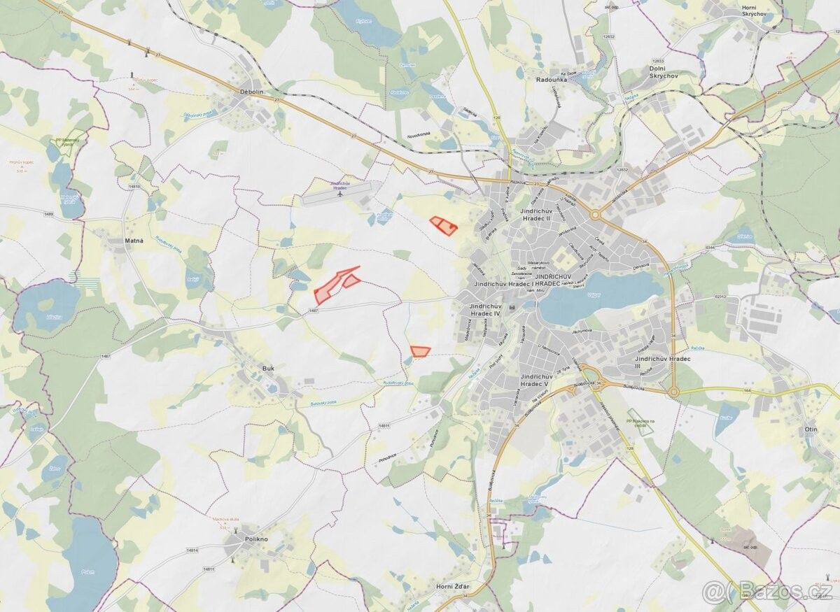 Prodej pozemek pro bydlení - Jindřichův Hradec, 377 01