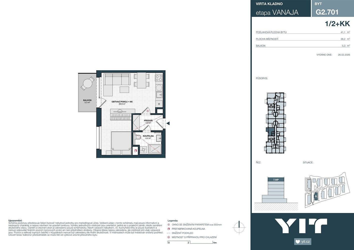 1+kk, Kladno - Kročehlavy, Středočeský kraj, 38 m² - 2