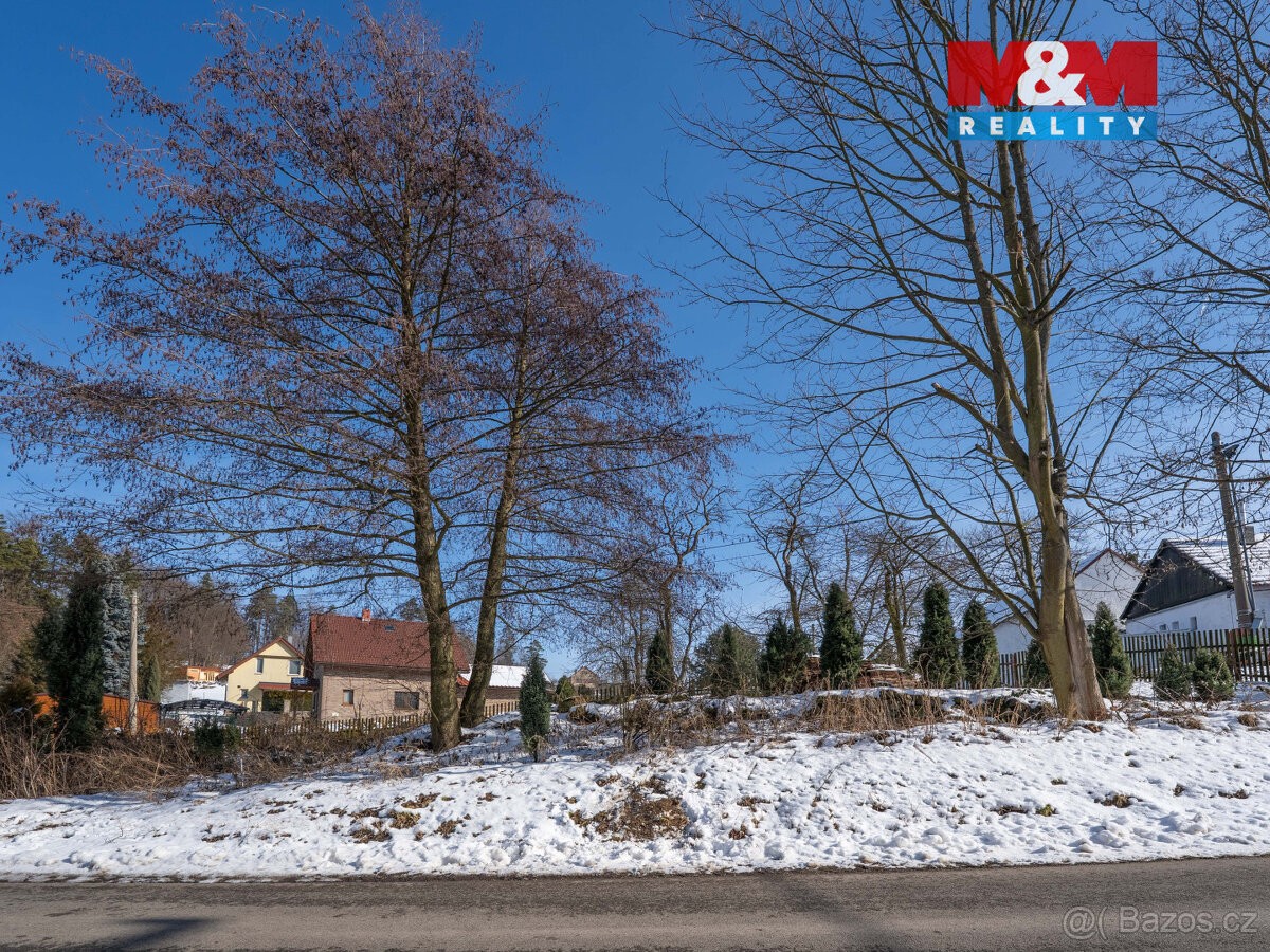 Stavební pozemek, Postupice – pohled 3