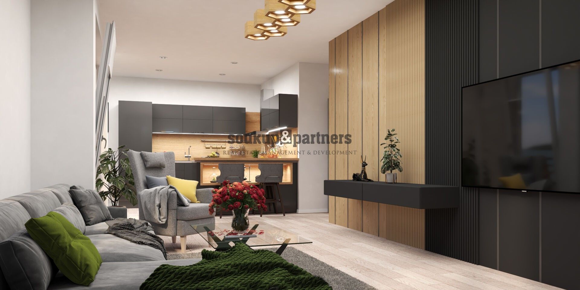 1+kk, Pod Harfou, Praha, 35 m²